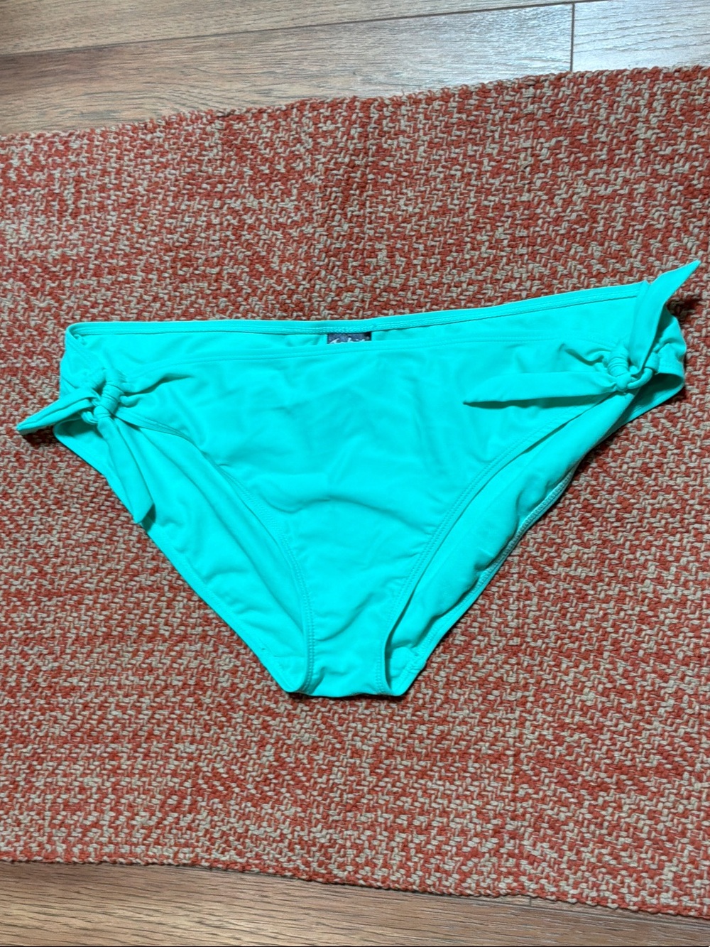 Turquoise Side-Knot swimsuit Bottoms